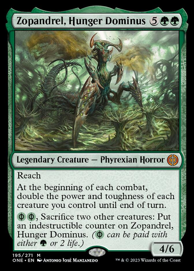 Zopandrel, Hunger Dominus [Phyrexia: All Will Be One] | Arkham Games and Comics