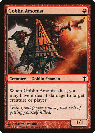Goblin Arsonist [Duel Decks: Sorin vs. Tibalt] | Arkham Games and Comics