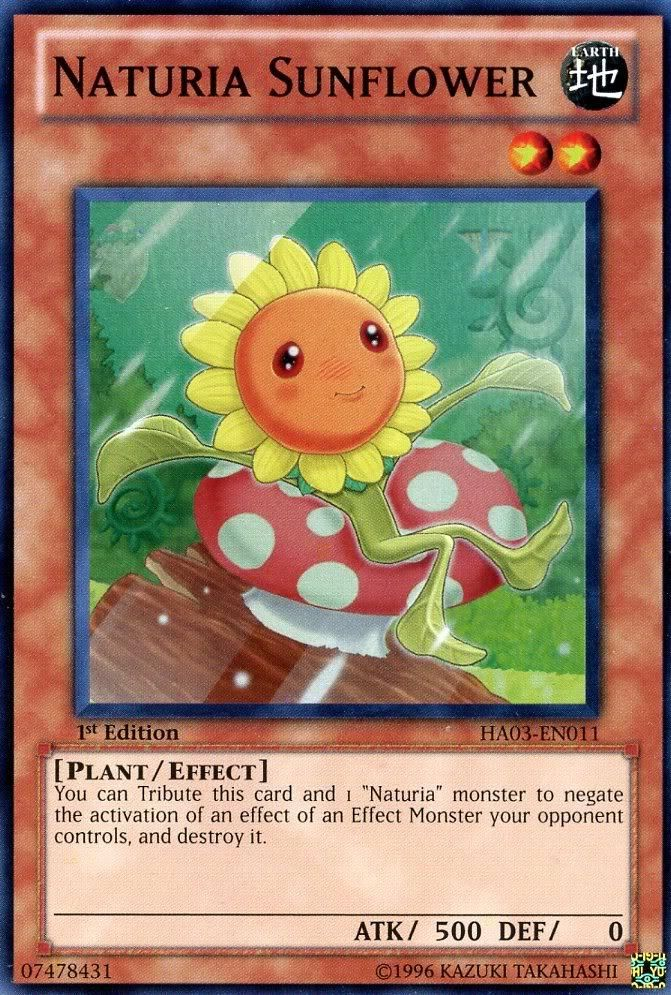 Naturia Sunflower [HA03-EN011] Super Rare | Arkham Games and Comics