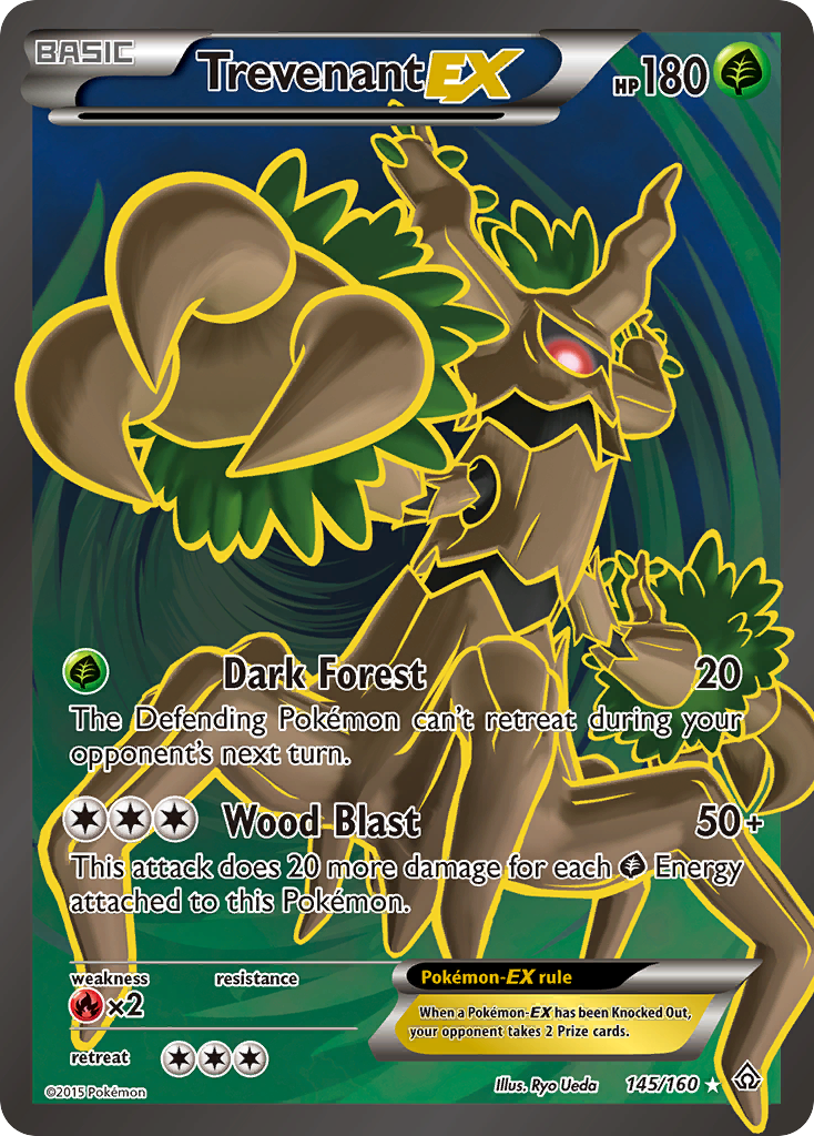 Trevenant EX (145/160) [XY: Primal Clash] | Arkham Games and Comics