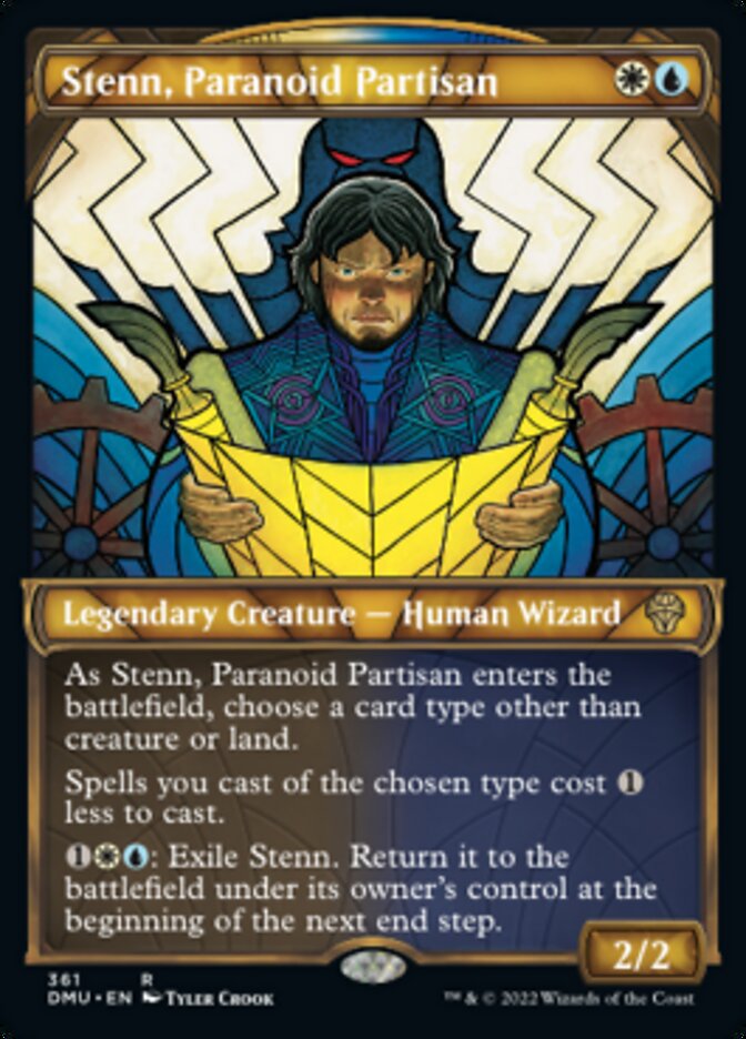 Stenn, Paranoid Partisan (Showcase Textured) [Dominaria United] | Arkham Games and Comics