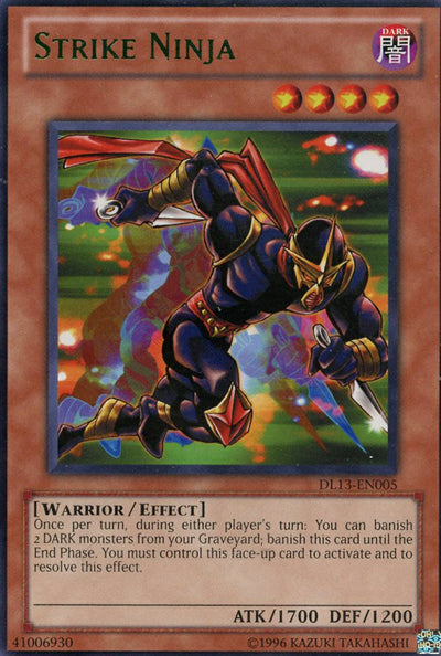 Strike Ninja (Green) [DL13-EN005] Rare | Arkham Games and Comics