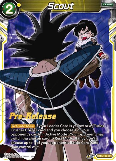 Scout (BT15-117) [Saiyan Showdown Prerelease Promos] | Arkham Games and Comics