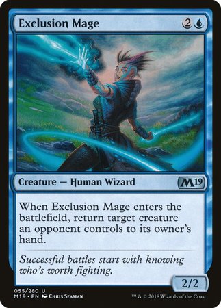 Exclusion Mage [Core Set 2019] | Arkham Games and Comics