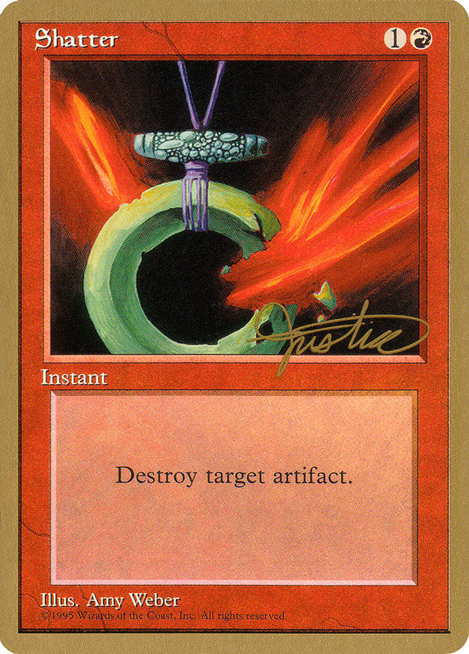 Shatter (Mark Justice) [Pro Tour Collector Set] | Arkham Games and Comics