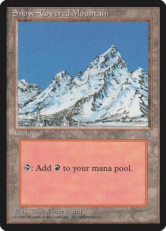 Snow-Covered Mountain [Ice Age] | Arkham Games and Comics