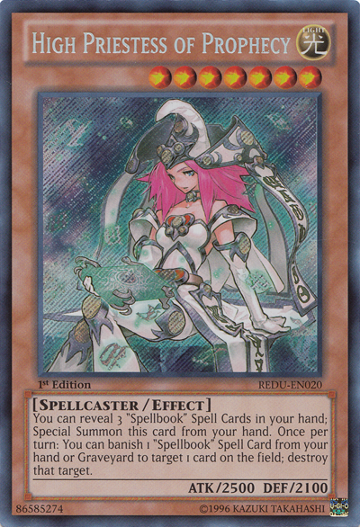 High Priestess of Prophecy [REDU-EN020] Secret Rare | Arkham Games and Comics