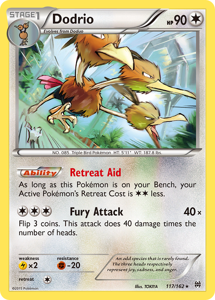 Dodrio (117/162) [XY: BREAKthrough] | Arkham Games and Comics