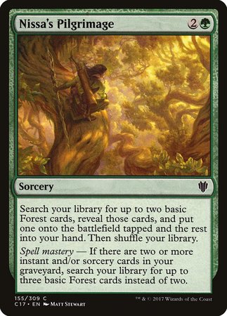 Nissa's Pilgrimage [Commander 2017] | Arkham Games and Comics