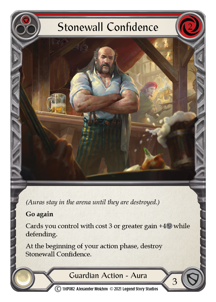 Stonewall Confidence (Red) [1HP082] (History Pack 1) | Arkham Games and Comics