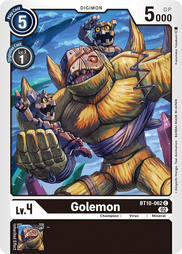 Golemon [BT10-062] [Xros Encounter] | Arkham Games and Comics