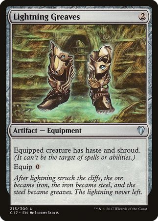 Lightning Greaves [Commander 2017] | Arkham Games and Comics