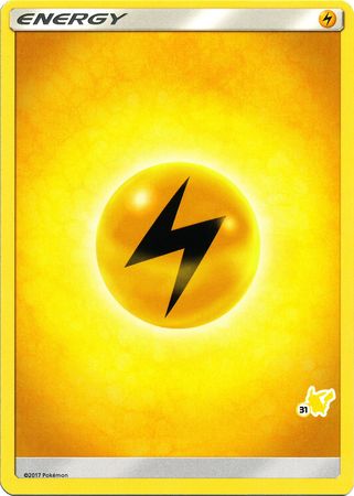 Lightning Energy (Pikachu Stamp #31) [Battle Academy 2020] | Arkham Games and Comics