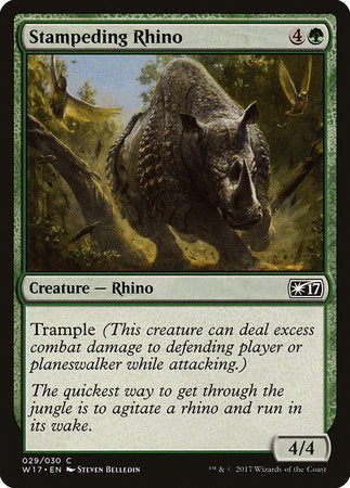 Stampeding Rhino [Welcome Deck 2017] | Arkham Games and Comics