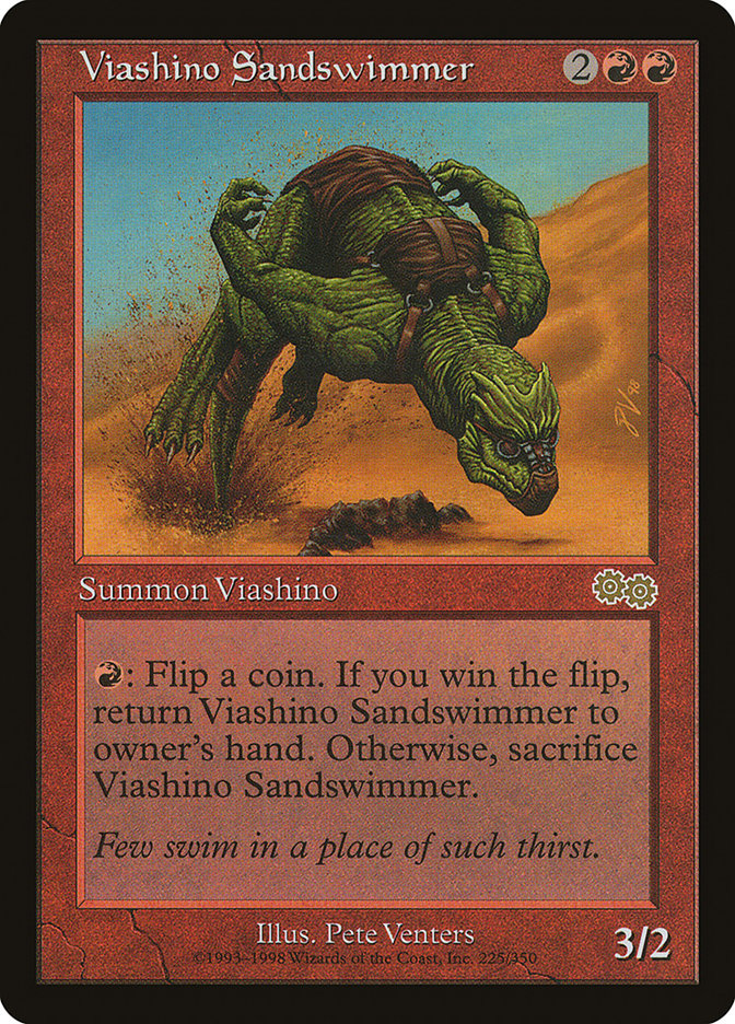 Viashino Sandswimmer [Urza's Saga] | Arkham Games and Comics