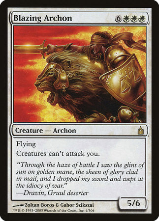 Blazing Archon [Ravnica: City of Guilds] | Arkham Games and Comics