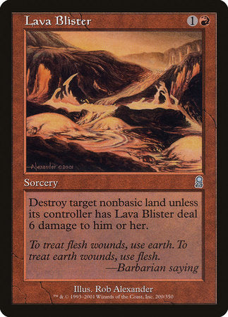 Lava Blister [Odyssey] | Arkham Games and Comics