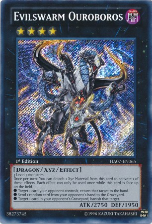 Evilswarm Ouroboros [HA07-EN065] Secret Rare | Arkham Games and Comics