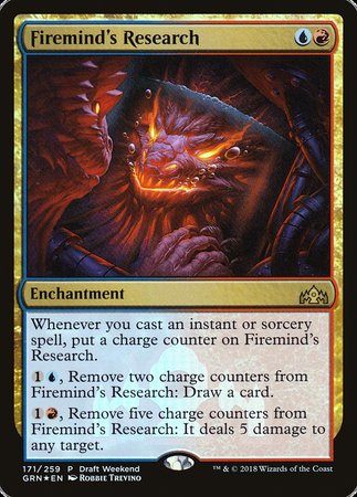 Firemind's Research [Guilds of Ravnica Promos] | Arkham Games and Comics