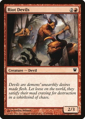 Riot Devils [Innistrad] | Arkham Games and Comics