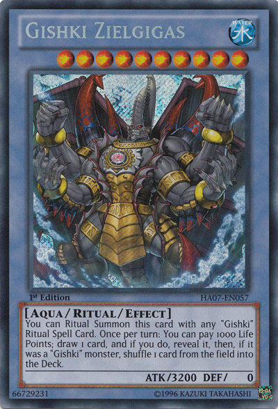 Gishki Zielgigas [HA07-EN057] Secret Rare | Arkham Games and Comics