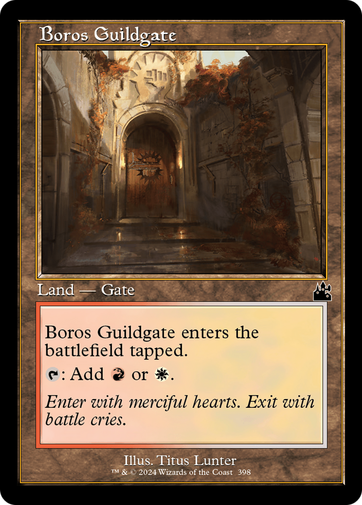 Boros Guildgate (Retro Frame) [Ravnica Remastered] | Arkham Games and Comics