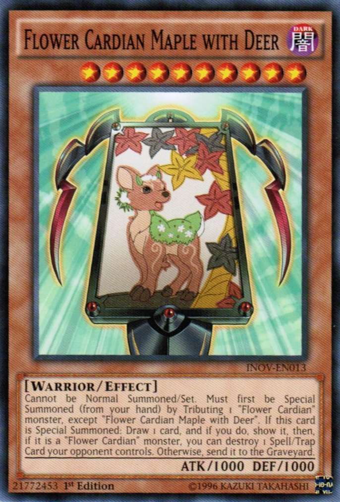 Flower Cardian Maple with Deer [INOV-EN013] Common | Arkham Games and Comics