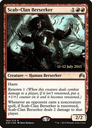 Scab-Clan Berserker [Magic Origins Promos] | Arkham Games and Comics
