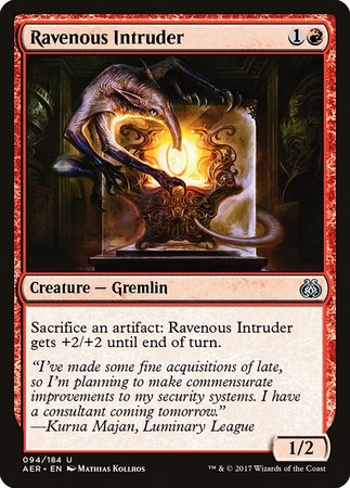 Ravenous Intruder [Aether Revolt] | Arkham Games and Comics