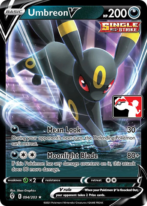 Umbreon V (094/203) [Prize Pack Series One] | Arkham Games and Comics