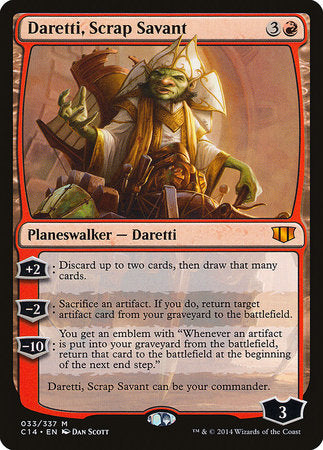 Daretti, Scrap Savant [Commander 2014] | Arkham Games and Comics