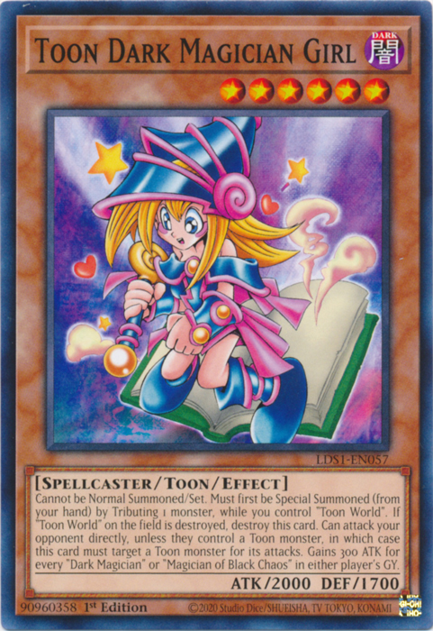 Toon Dark Magician Girl [LDS1-EN057] Common | Arkham Games and Comics