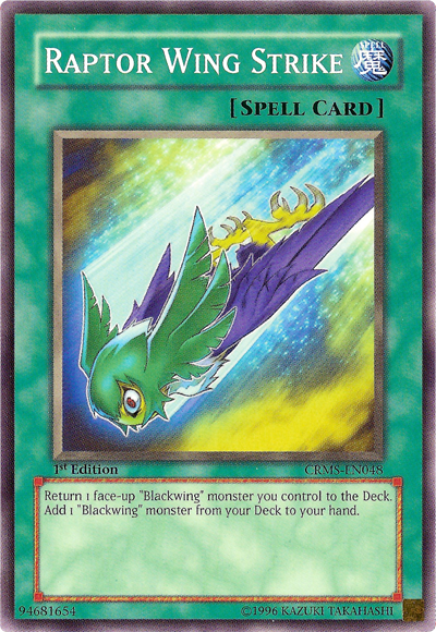 Raptor Wing Strike [CRMS-EN048] Common | Arkham Games and Comics