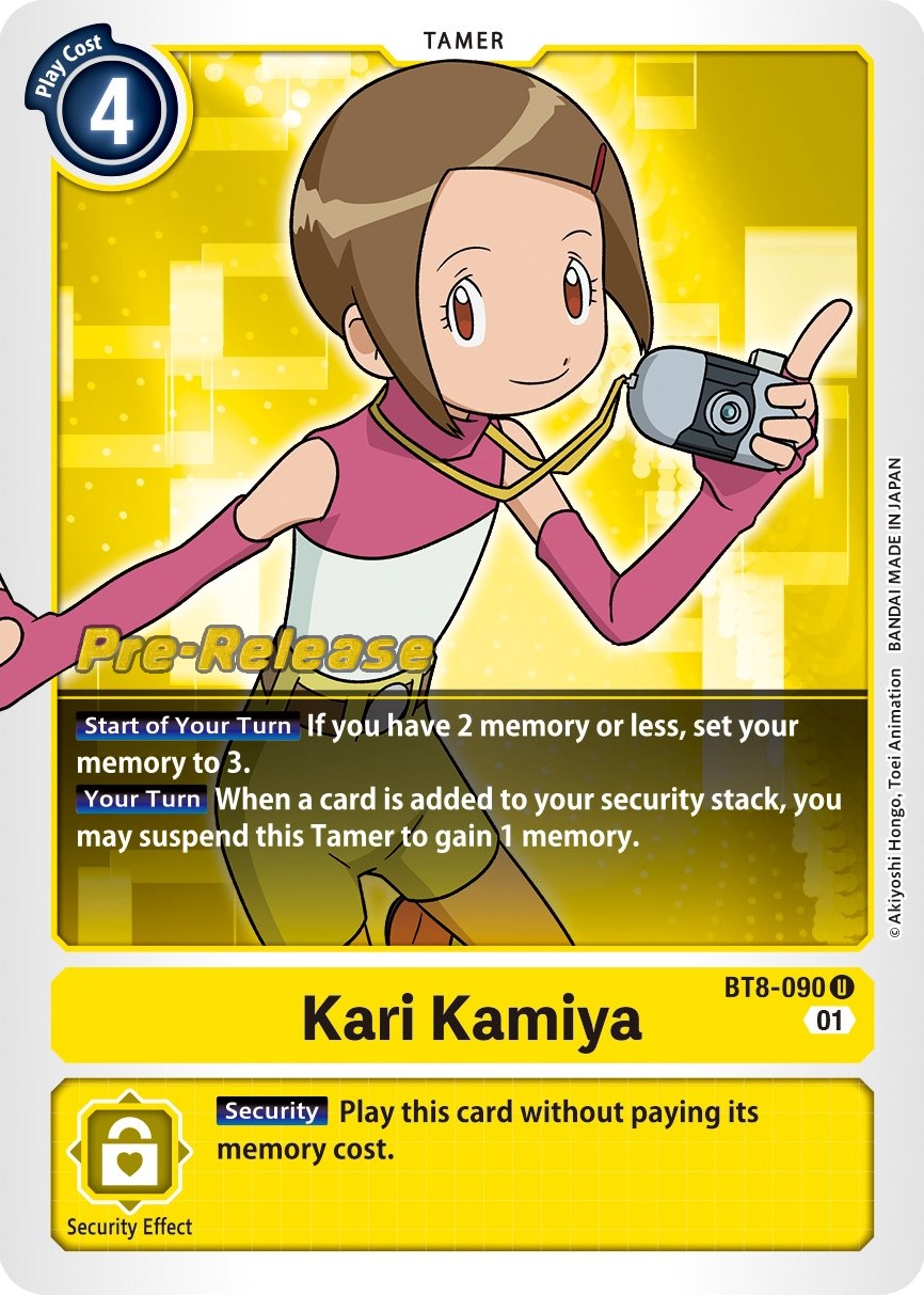 Kari Kamiya [BT8-090] [New Awakening Pre-Release Cards] | Arkham Games and Comics