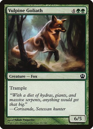 Vulpine Goliath [Theros] | Arkham Games and Comics