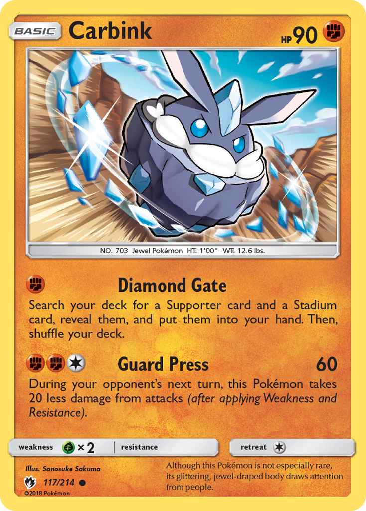 Carbink (117/214) [Sun & Moon: Lost Thunder] | Arkham Games and Comics