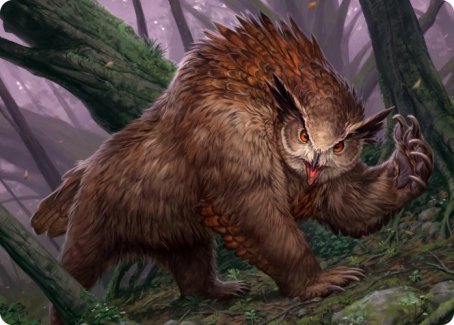 Owlbear Art Card [Dungeons & Dragons: Adventures in the Forgotten Realms Art Series] | Arkham Games and Comics