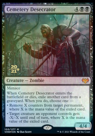 Cemetery Desecrator [Innistrad: Crimson Vow Prerelease Promos] | Arkham Games and Comics