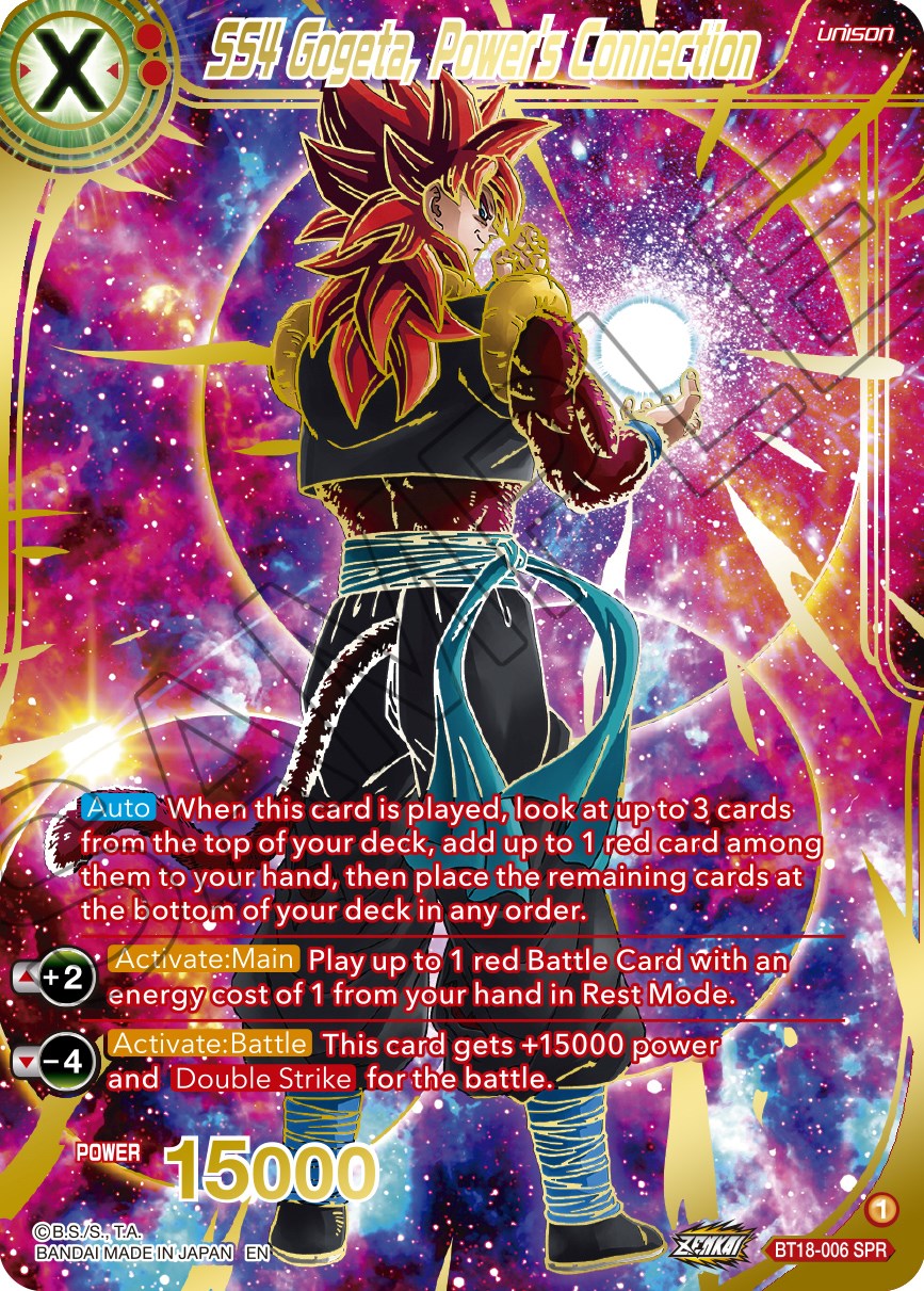 SS4 Gogeta, Power's Connection (SPR) (BT18-006) [Dawn of the Z-Legends] | Arkham Games and Comics