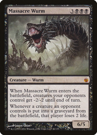 Massacre Wurm [Mirrodin Besieged] | Arkham Games and Comics