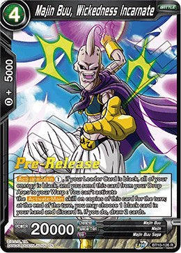 Majin Buu, Wickedness Incarnate (BT10-126) [Rise of the Unison Warrior Prerelease Promos] | Arkham Games and Comics