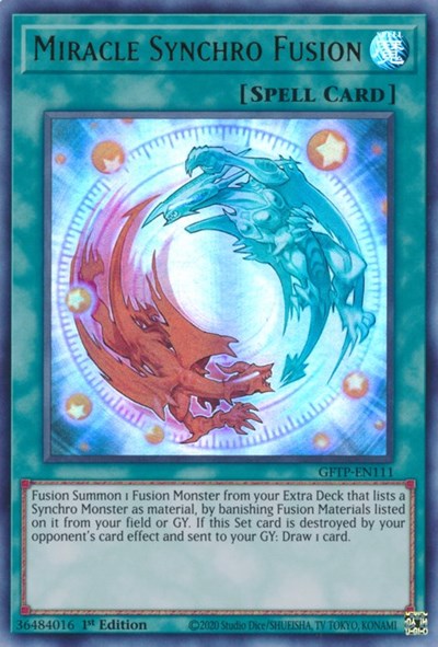 Miracle Synchro Fusion [GFTP-EN111] Ultra Rare | Arkham Games and Comics