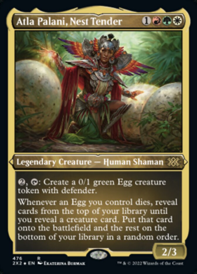 Atla Palani, Nest Tender (Foil Etched) [Double Masters 2022] | Arkham Games and Comics