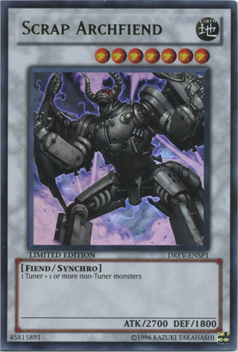 Scrap Archfiend [DREV-ENSP1] Ultra Rare | Arkham Games and Comics