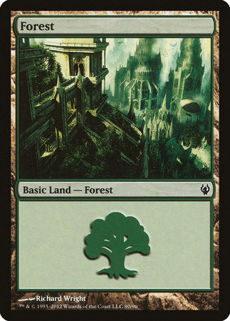 Forest (90) [Duel Decks: Izzet vs. Golgari] | Arkham Games and Comics