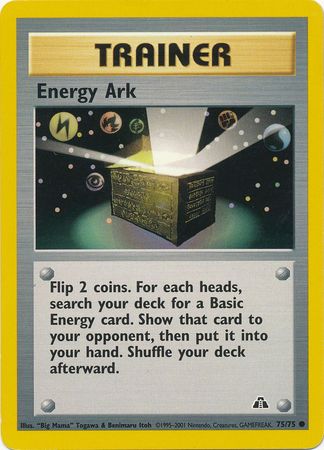 Energy Ark (75/75) [Neo Discovery Unlimited] | Arkham Games and Comics