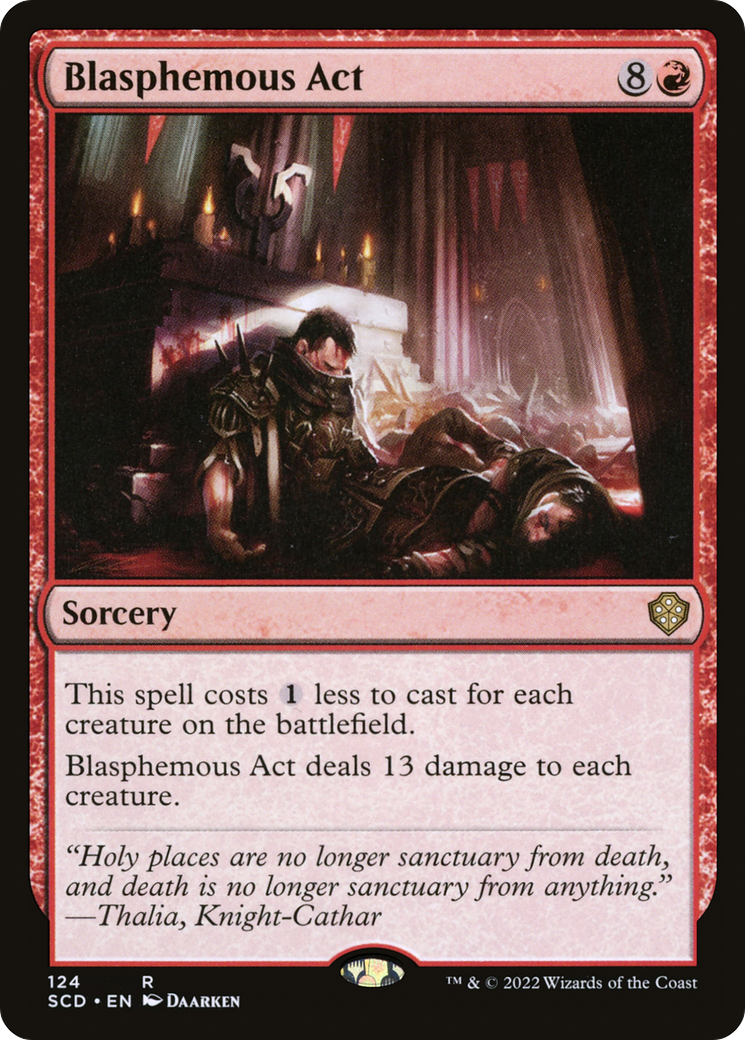 Blasphemous Act [Starter Commander Decks] | Arkham Games and Comics