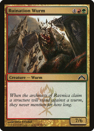 Ruination Wurm [Gatecrash] | Arkham Games and Comics