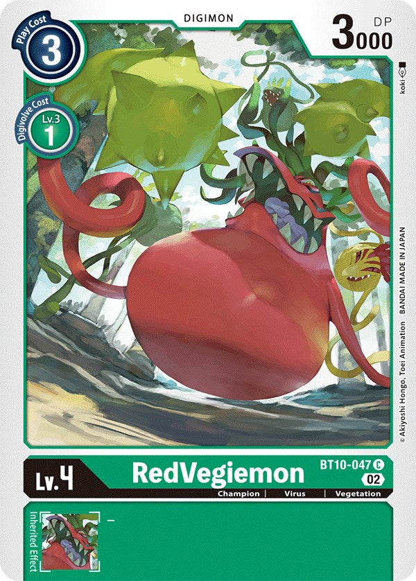 RedVegiemon [BT10-047] [Xros Encounter] | Arkham Games and Comics