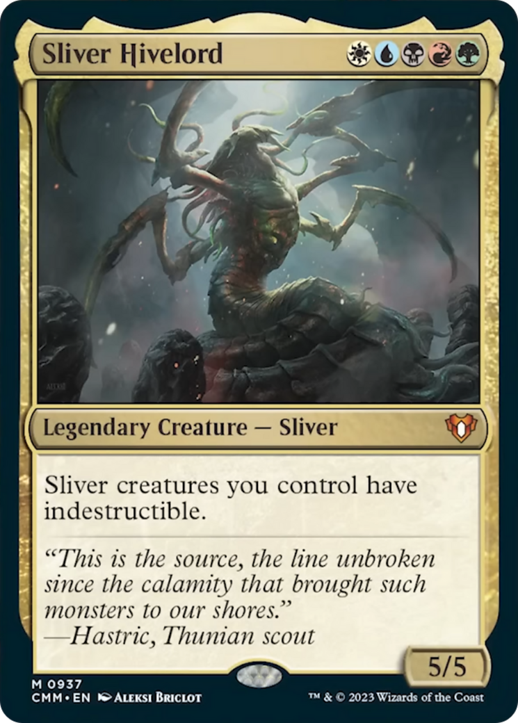 Sliver Hivelord [Commander Masters] | Arkham Games and Comics